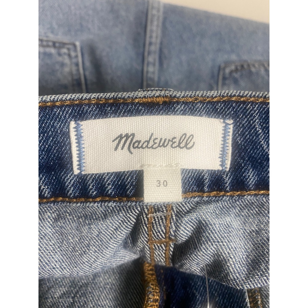 Madewell Denim Maxi Skirt Womens 30 Blue Excellent Front Slit DM9291‎ - Picture 4 of 8